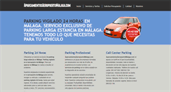 Desktop Screenshot of aparcamientosaeropuertomalaga.com