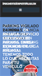 Mobile Screenshot of aparcamientosaeropuertomalaga.com